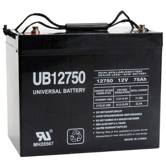 UB12750 Group 24 &#8211; AGM Battery For Golden Patriot 4-Wheel Scooter