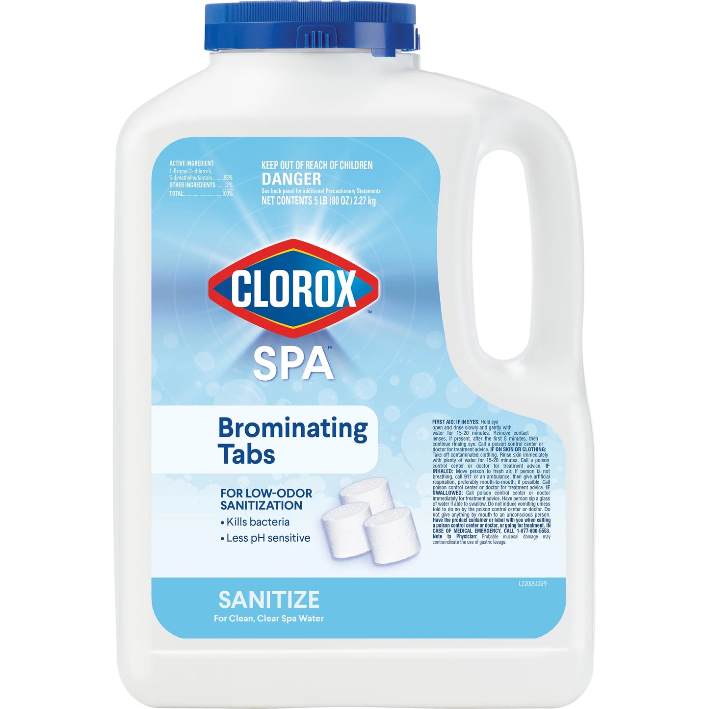 Clorox Spa Brominating Tablets, 5 lb