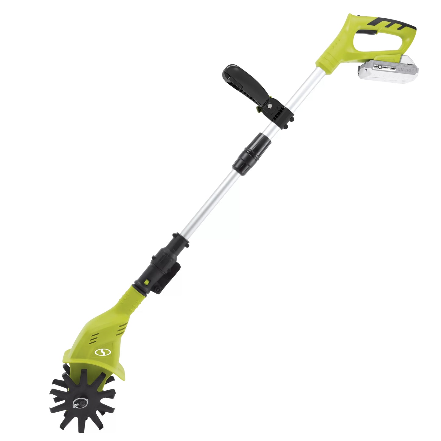 Sun Joe 24V Cordless Telescoping Garden Tiller + Cultivator, 2.0-Ah Battery &#038; Charger