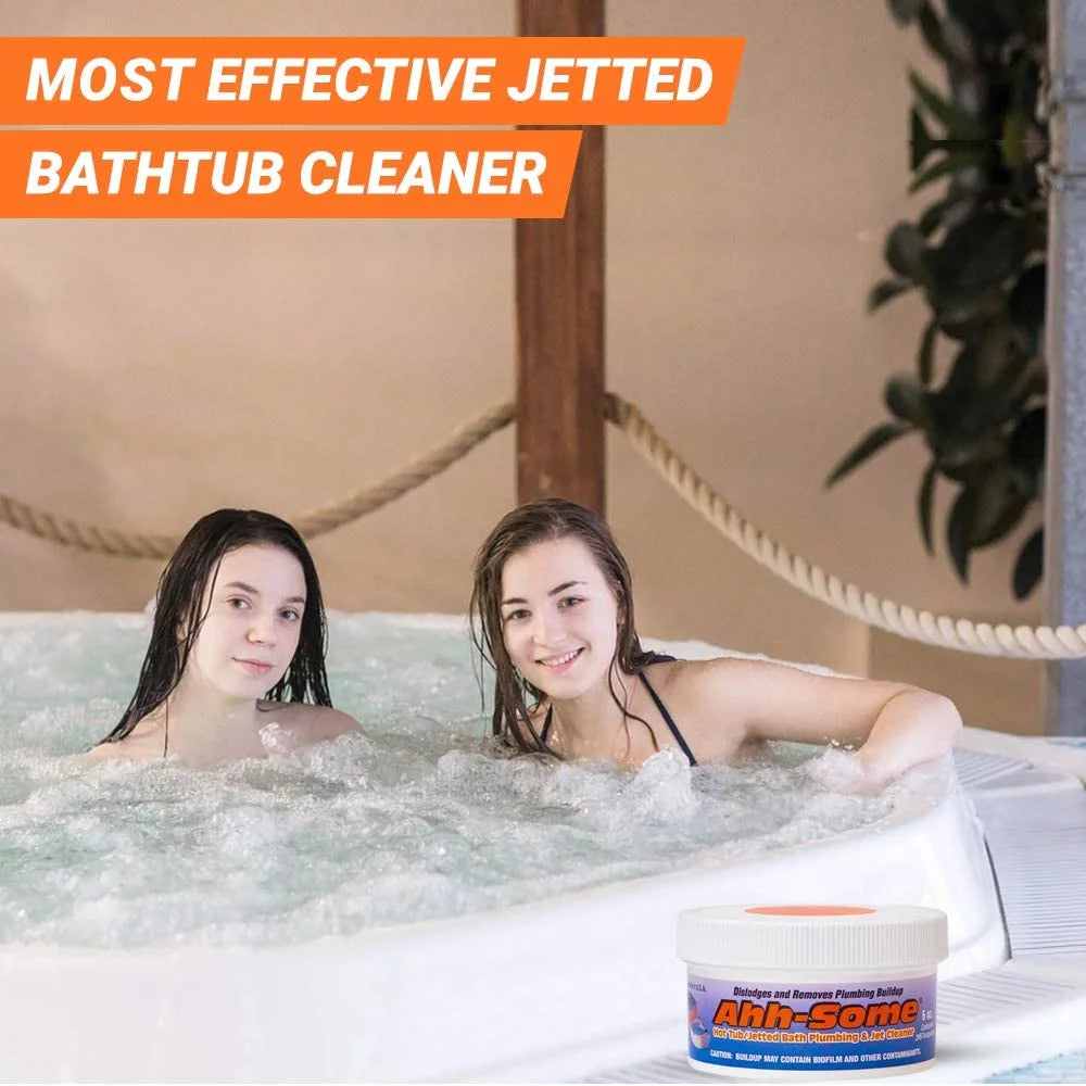 Ahh-Some- Hot Tub Cleaner, Clean Pipes &#038; Jets Gunk Build Up | Clear &#038; Soften Water For Jetted Tub or Swim Spa | Top Water Clarifier 6 oz