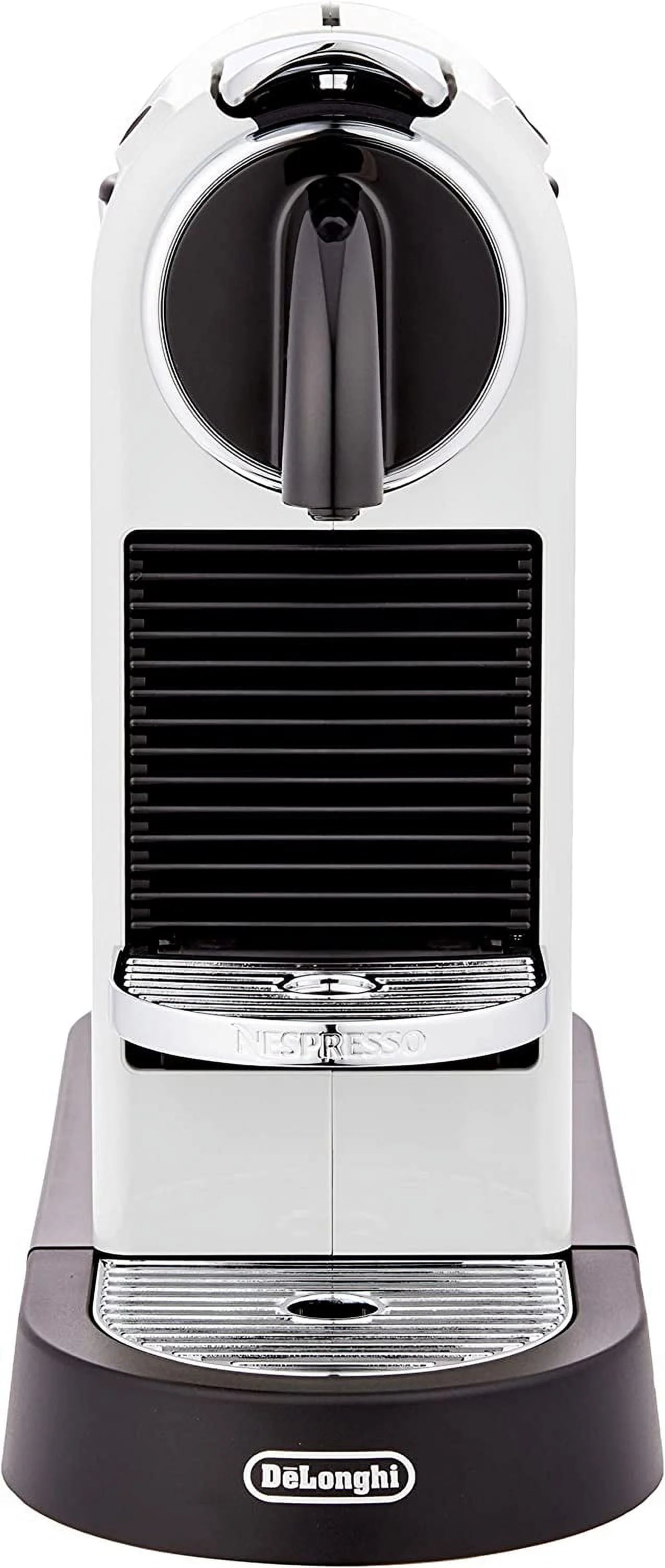 durable Nespresso CitiZ Coffee and Espresso Machine by De&#39;Longhi with Milk Frother  Black