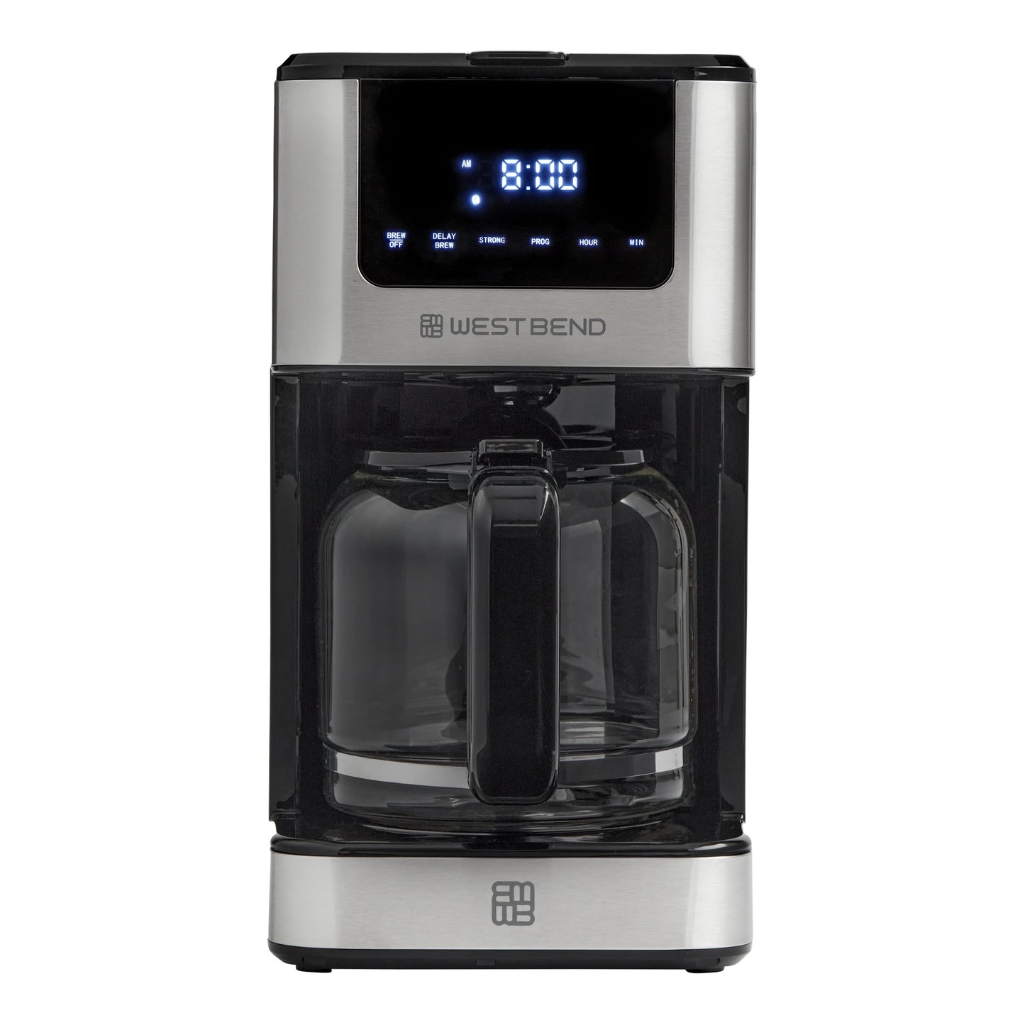 West Bend 12 Cup Hot &#038; Iced Coffee Maker, in Stainless Steel