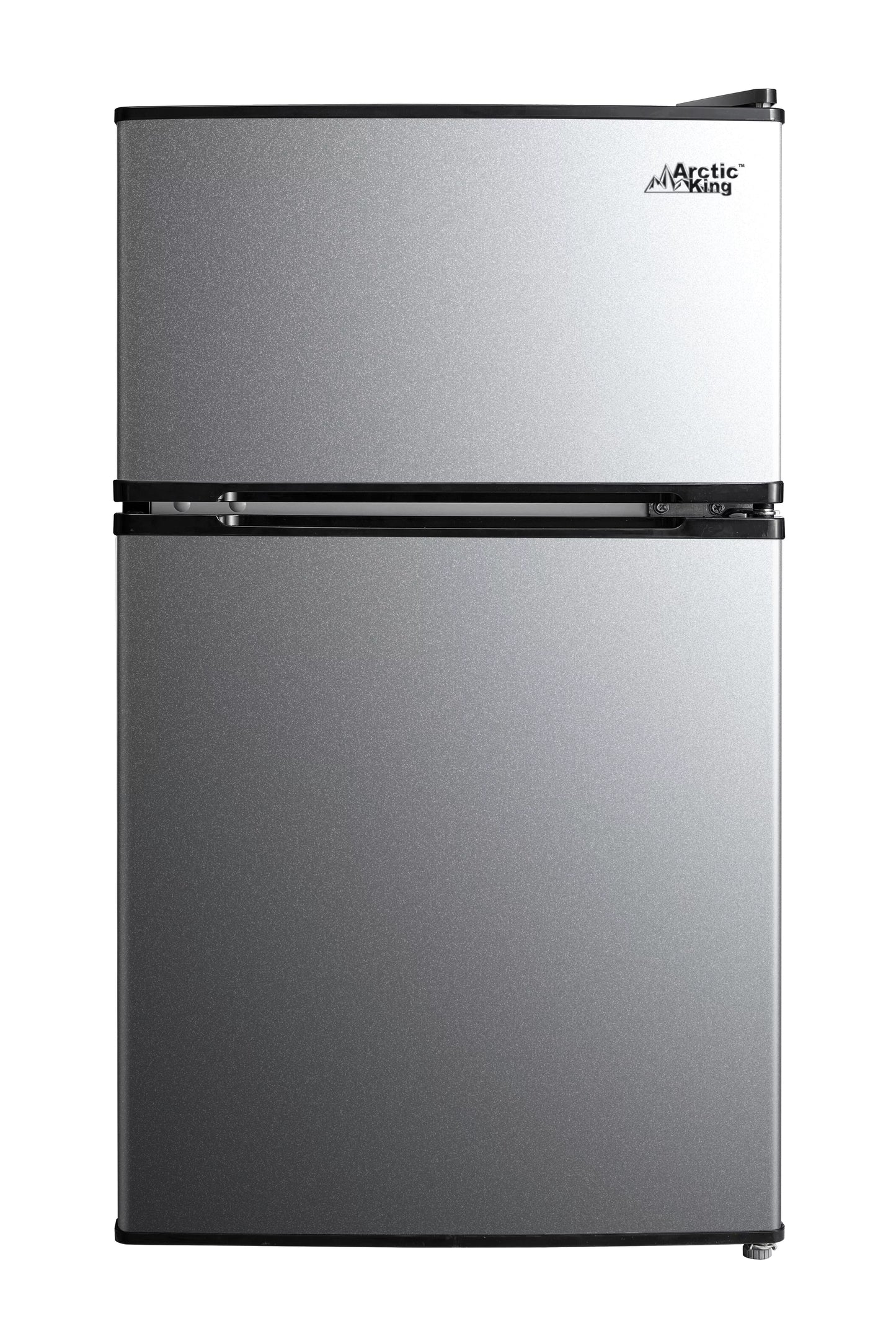 Arctic King 3.2 Cu ft Two Door Mini Fridge with Freezer, Black, E-Star, ARM32D5ABB