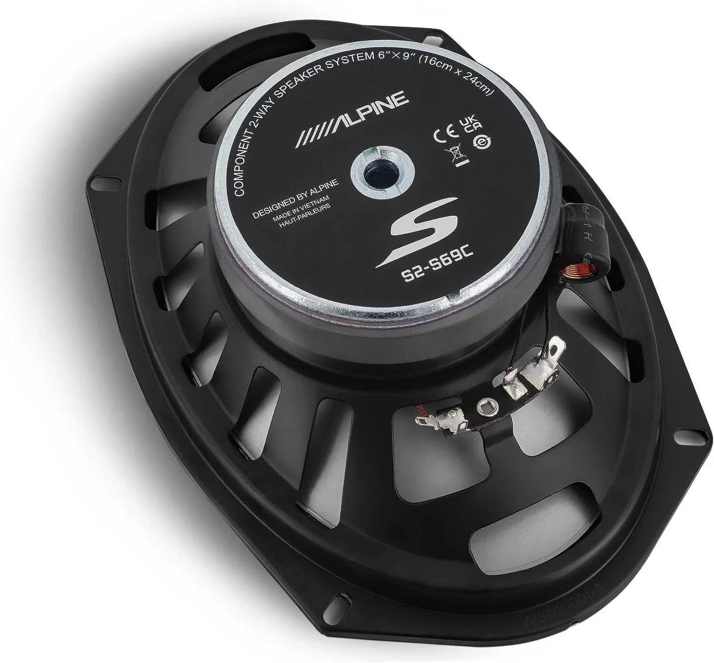 Alpine S Series S2-S69C 6&#215;9&#8243; Hi-Res Component Car Audio Speaker System