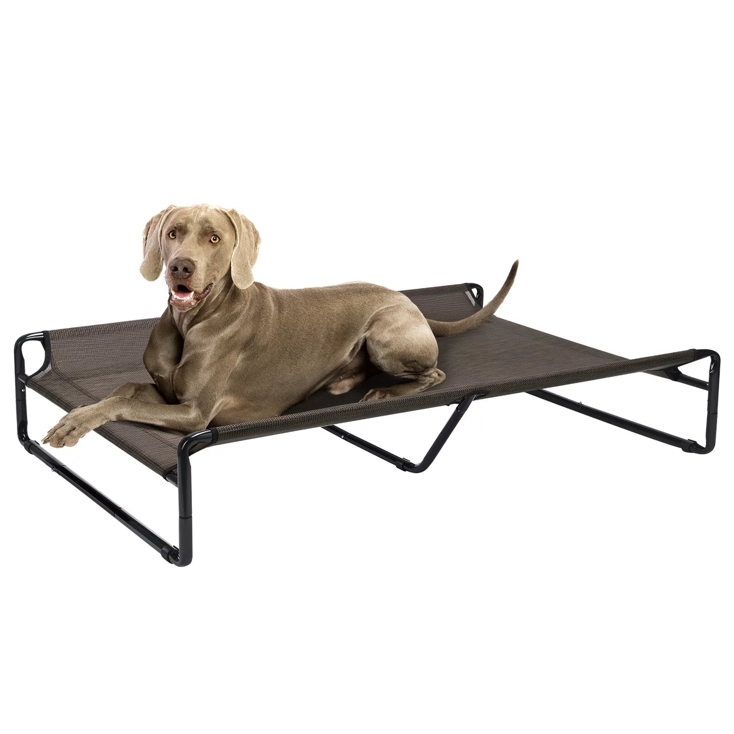 Veehoo Original Cooling Elevated Dog Bed, Raised Dog Cot with Washable Mesh, Large, Black