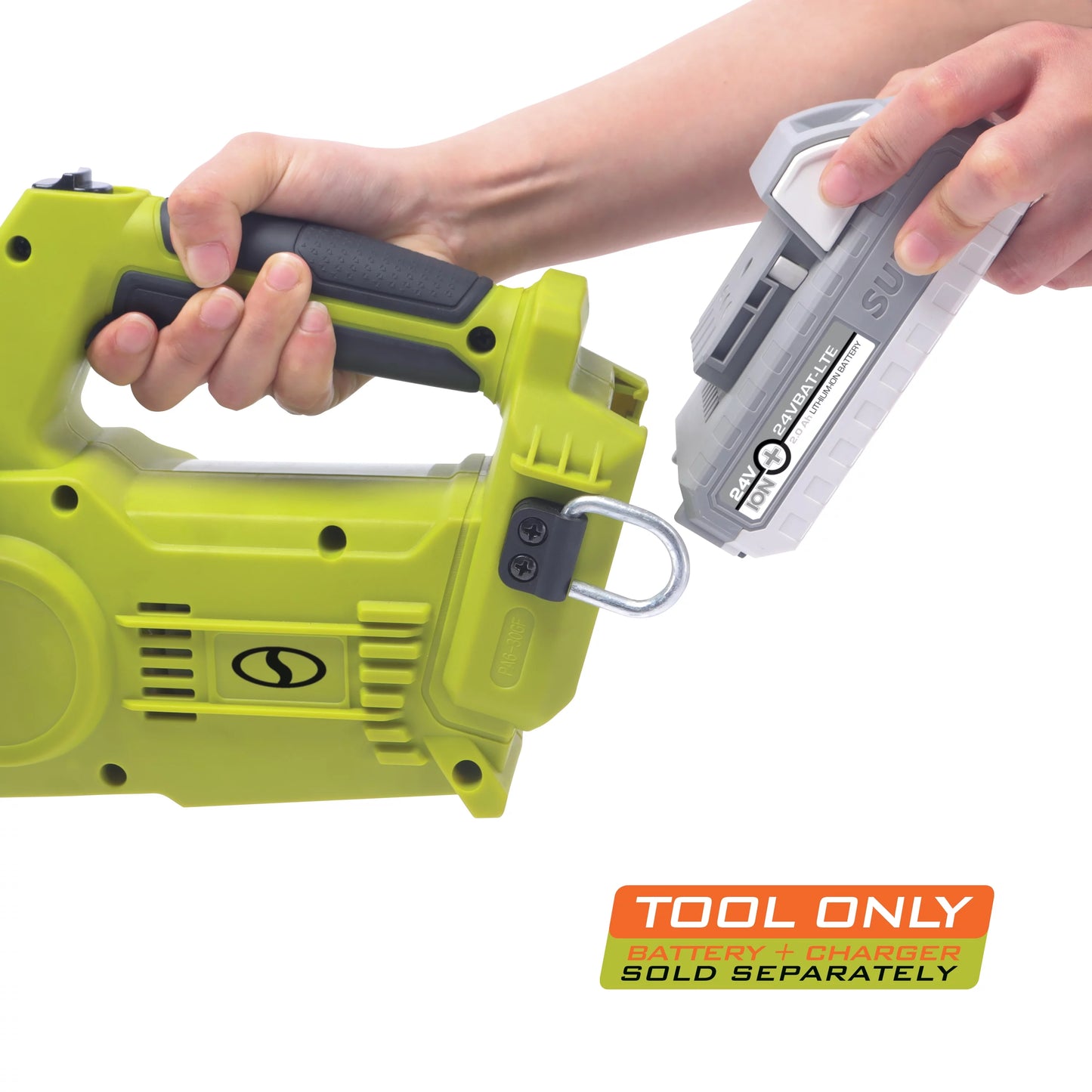 Sun Joe 24V Cordless 10-inch Chainsaw, 4.0-Ah Battery &#038; Charger