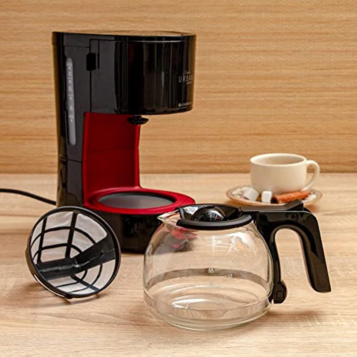 Cafeteira Elétrica Urban Compact, Vermelho, 110v, Cadence