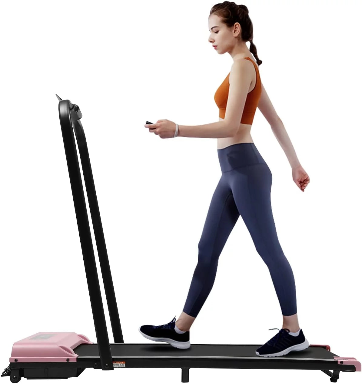 TFCFL Electric Home Treadmill Foldable Jogging Machine Remote Control LED Display