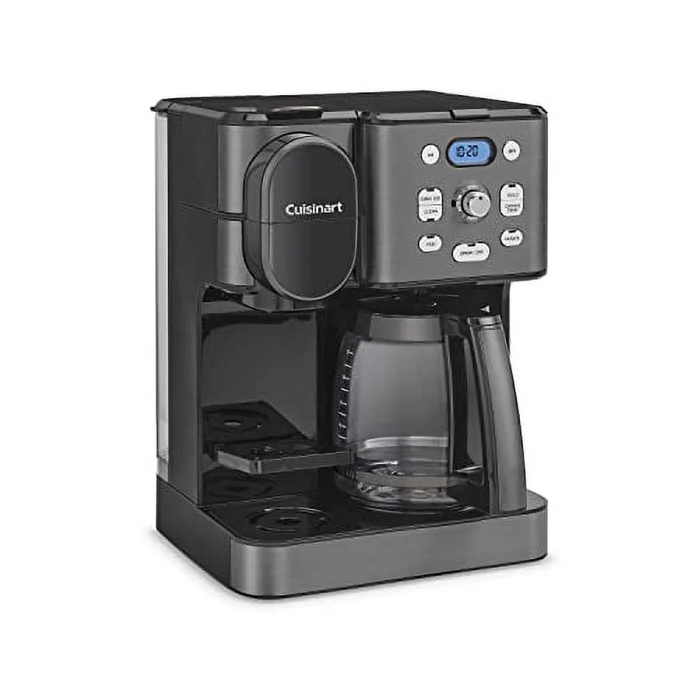 Cuisinart 2-IN-1 Center Combo Brewer Coffee Maker, Black Stainless