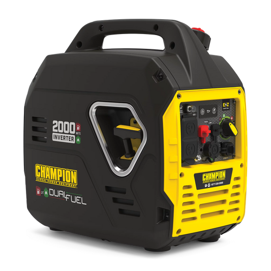 Champion Power Equipment 2000 Watt Dual Fuel Pull Cord Start Inverter Generator