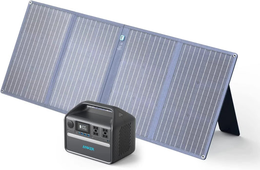 Anker 535 512Wh 160,000mAh LiFePO4 Portal Solar Generator &#8211; High-Speed Charging &#8211; 160000 mAh Capacity &#8211; Solar Power Charging &#8211; USB-C port, 2 USB port &#8211; 500W AC Outlet