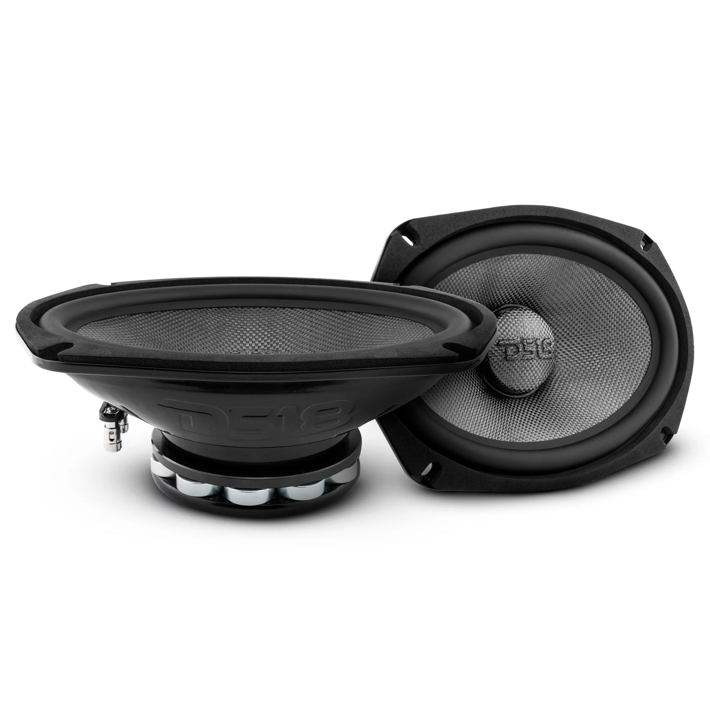 DS18 6&#215;9&#8243; Motorcycle Mid-Bass Loudspeaker Marine/Powersports 600W 2 Ohm CF69.2NR