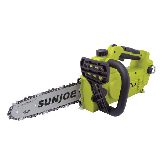 Sun Joe 24V Cordless 10-inch Chainsaw, 4.0-Ah Battery &#038; Charger