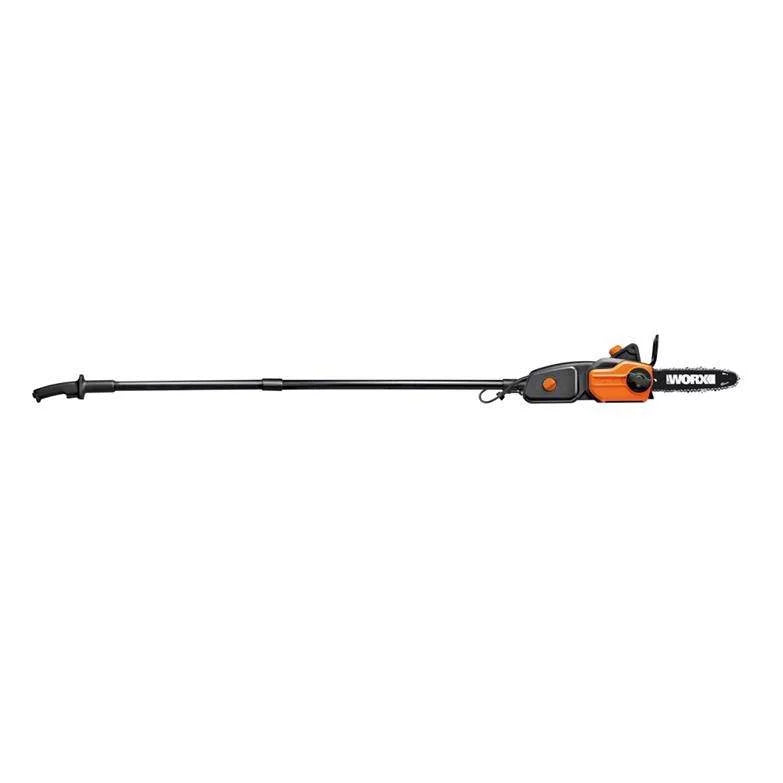 WORX WG309 8.0 Amp Electric Pole Saw, 10-Inch- Chainsaw and Pole Saw All in One