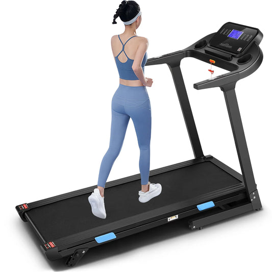 Tikmboex 3.25 HP Incline Treadmill with Incline APP, Bluetooth Audio Speakers, Large Folding Treadmill for Running Walking Home Office Gym