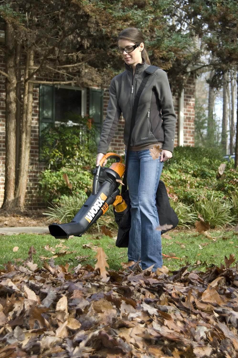 WORX WG505 Electric TriVac Blower/Mulcher/Vacuum All-Metal Mulching System