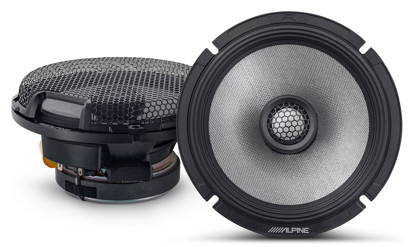 (4) Alpine R2-S65 6.5&#8243; 2-Way Car Audio Speakers High-Resolution Certified