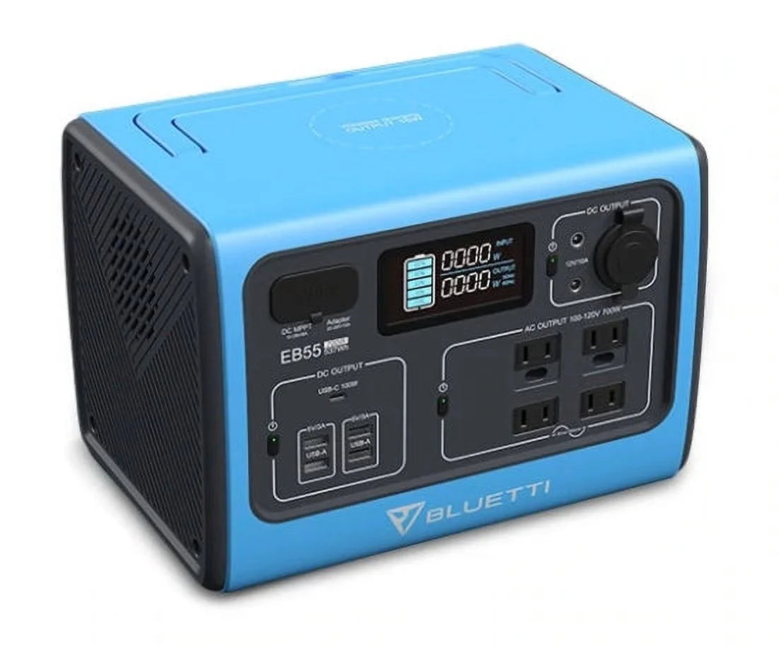 BLUETTI EB55 PORTABLE POWER STATION | 700W 537WH