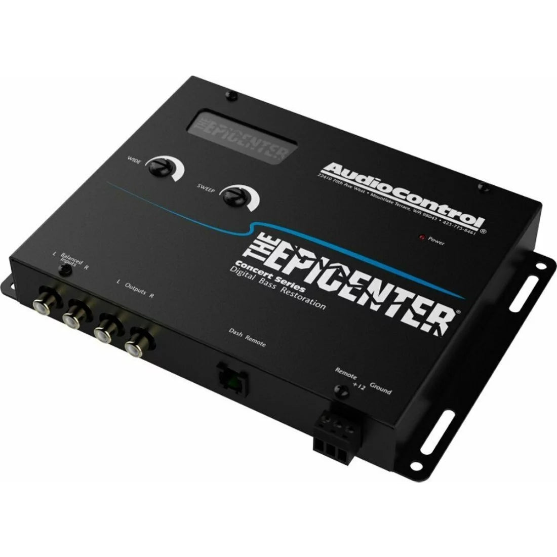 AudioControl The EPICENTER Bass Restoration Processor (Black) with Remote and LC2i PRO 2-Channel Line Output Converter Bundle