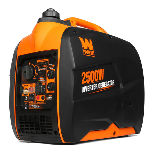 WEN Super Quiet 2500-Watt Portable Dual Fuel Inverter Generator with Fuel Shut-Off and CO Sensor