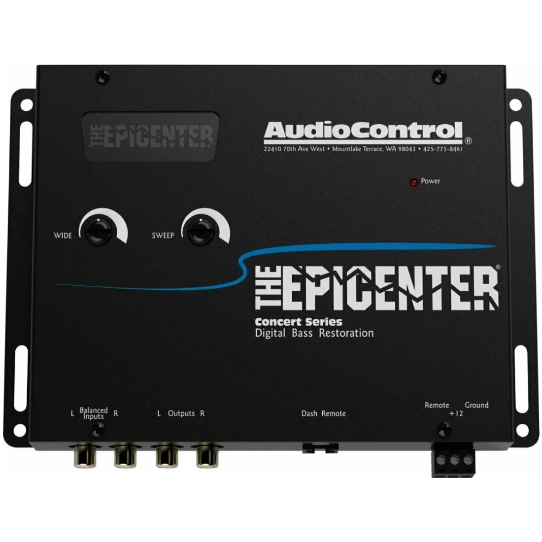 AudioControl The EPICENTER Bass Restoration Processor (Black) with Remote and LC2i PRO 2-Channel Line Output Converter Bundle