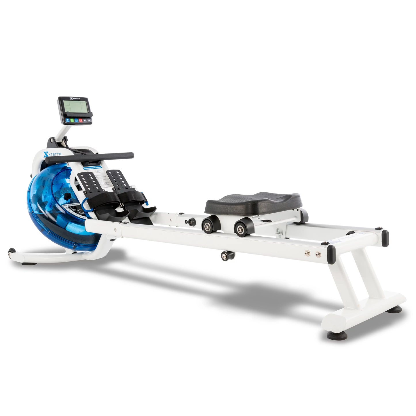 XTERRA Fitness ERG650W Water Rowing Machine for Full Body Workout with 6 Resistance Levels and LCD Display