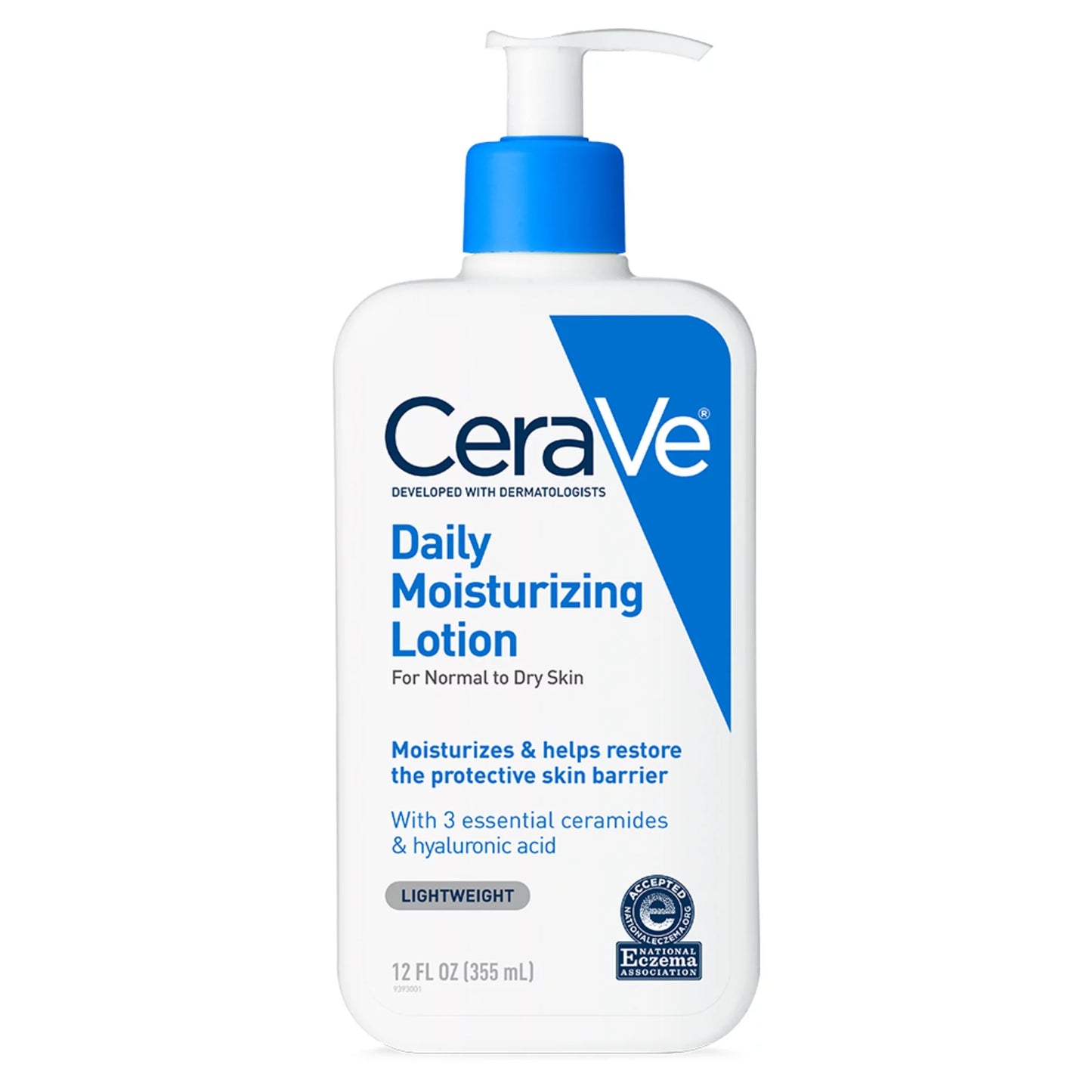 Cerave Daily Moisturizing Face and Body Lotion for Normal and Dry Skin, 12 oz