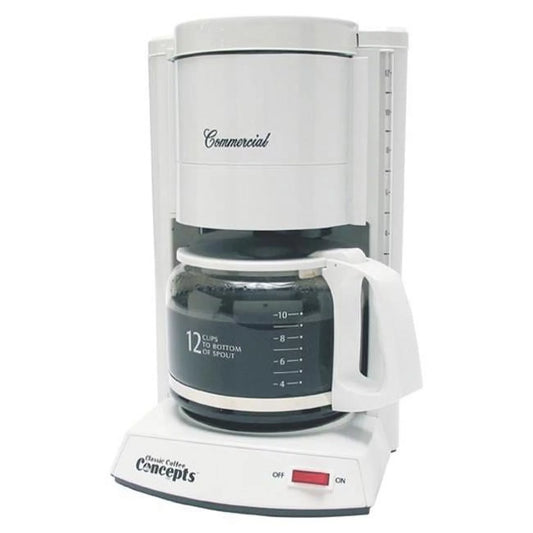 Classic Concepts  White Commercial Brewer, 10-12 Cup