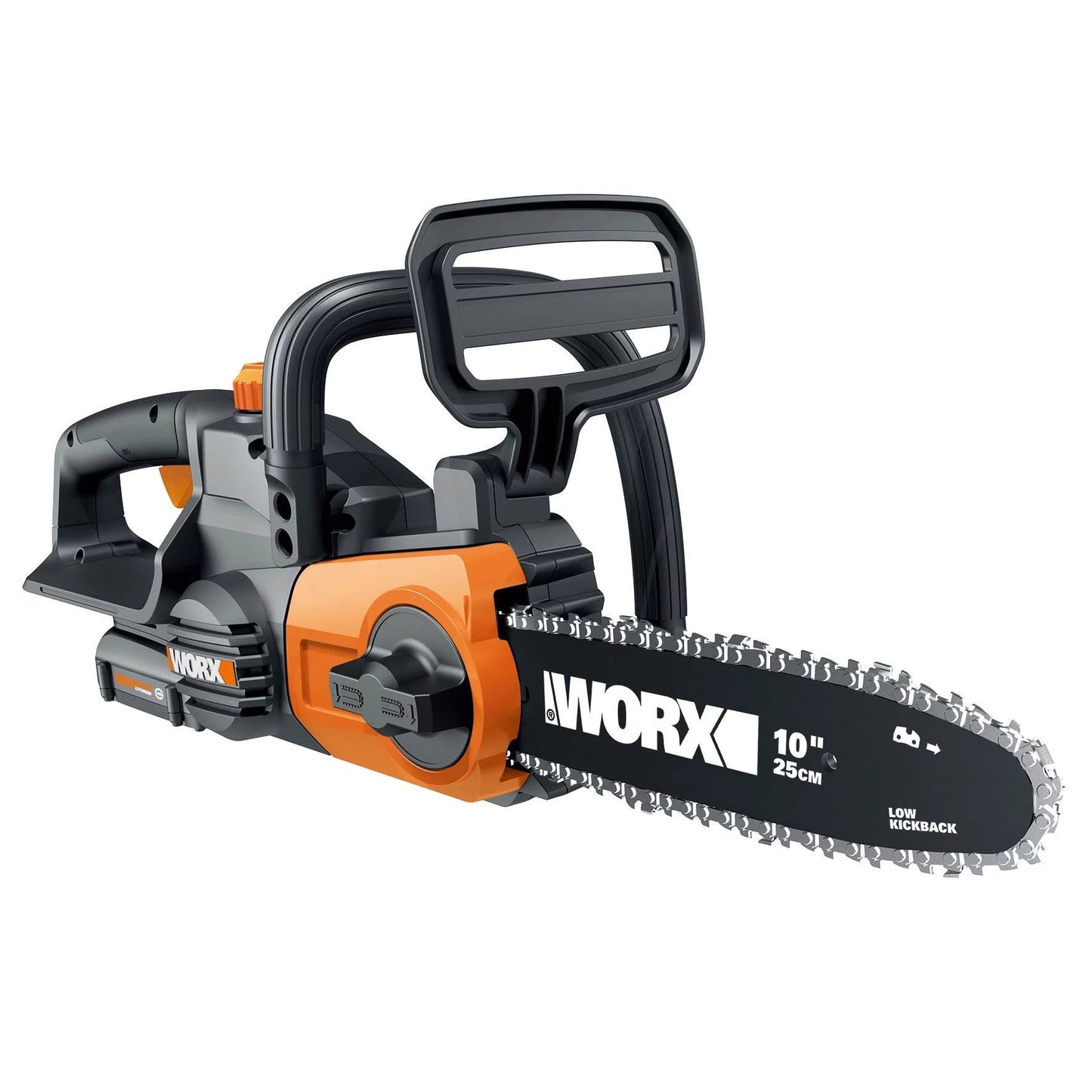 Worx 20V 10&#8243; Auto Tension Electric Cordless Pole Chainsaw with Battery &#038; Charger