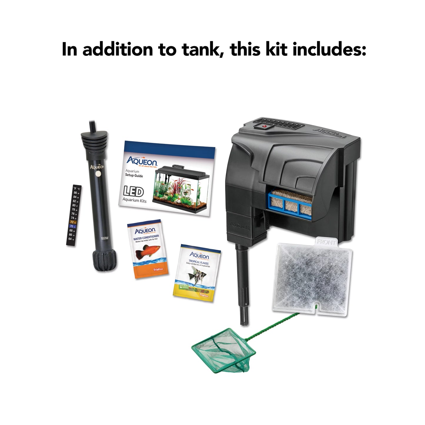 Aqueon Aquarium Starter Kit with LED Lighting 20 High