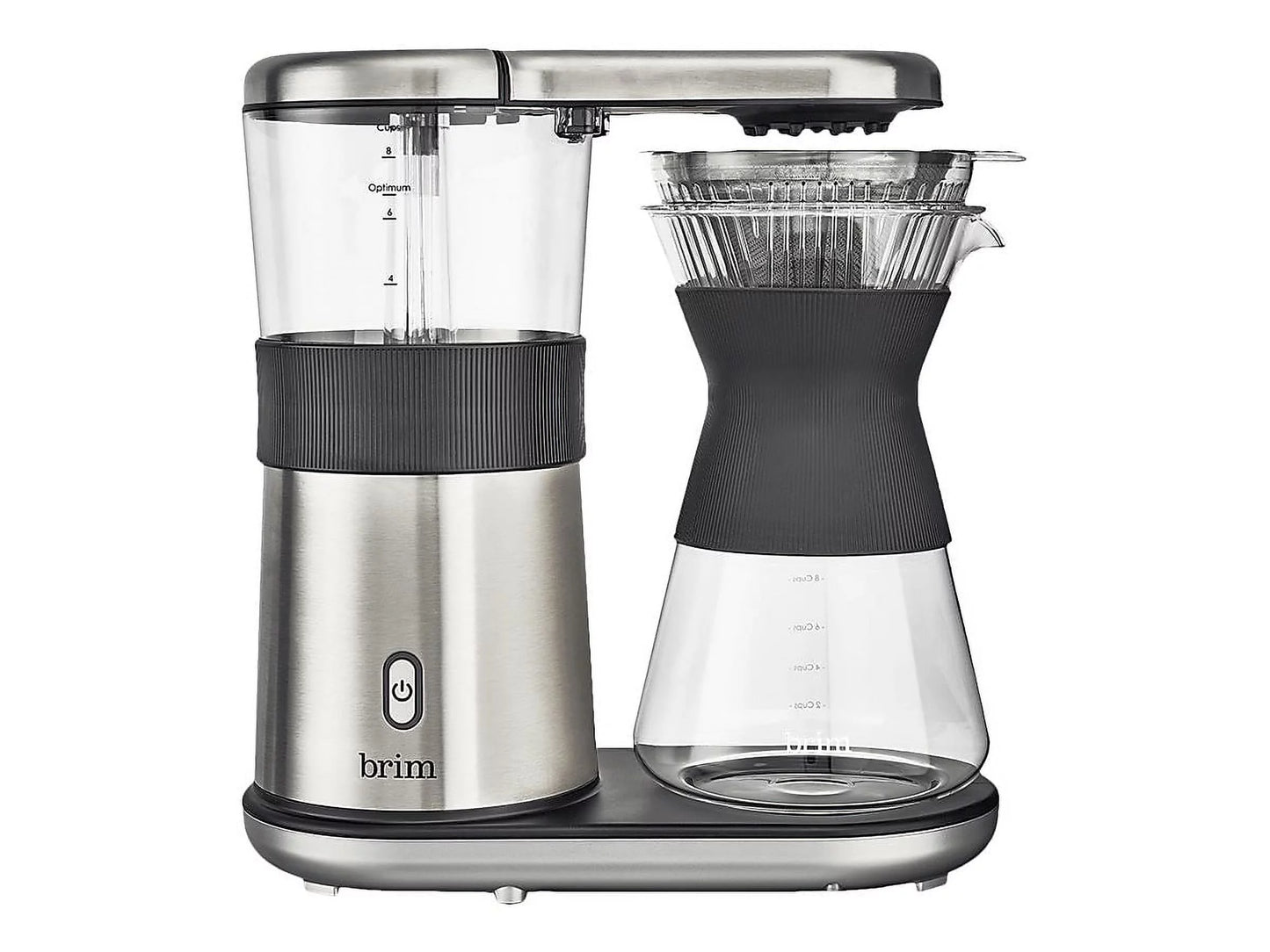 Brim &#8211; 8-Cup Electric Pour Over Coffee Maker &#8211; Stainless Steel