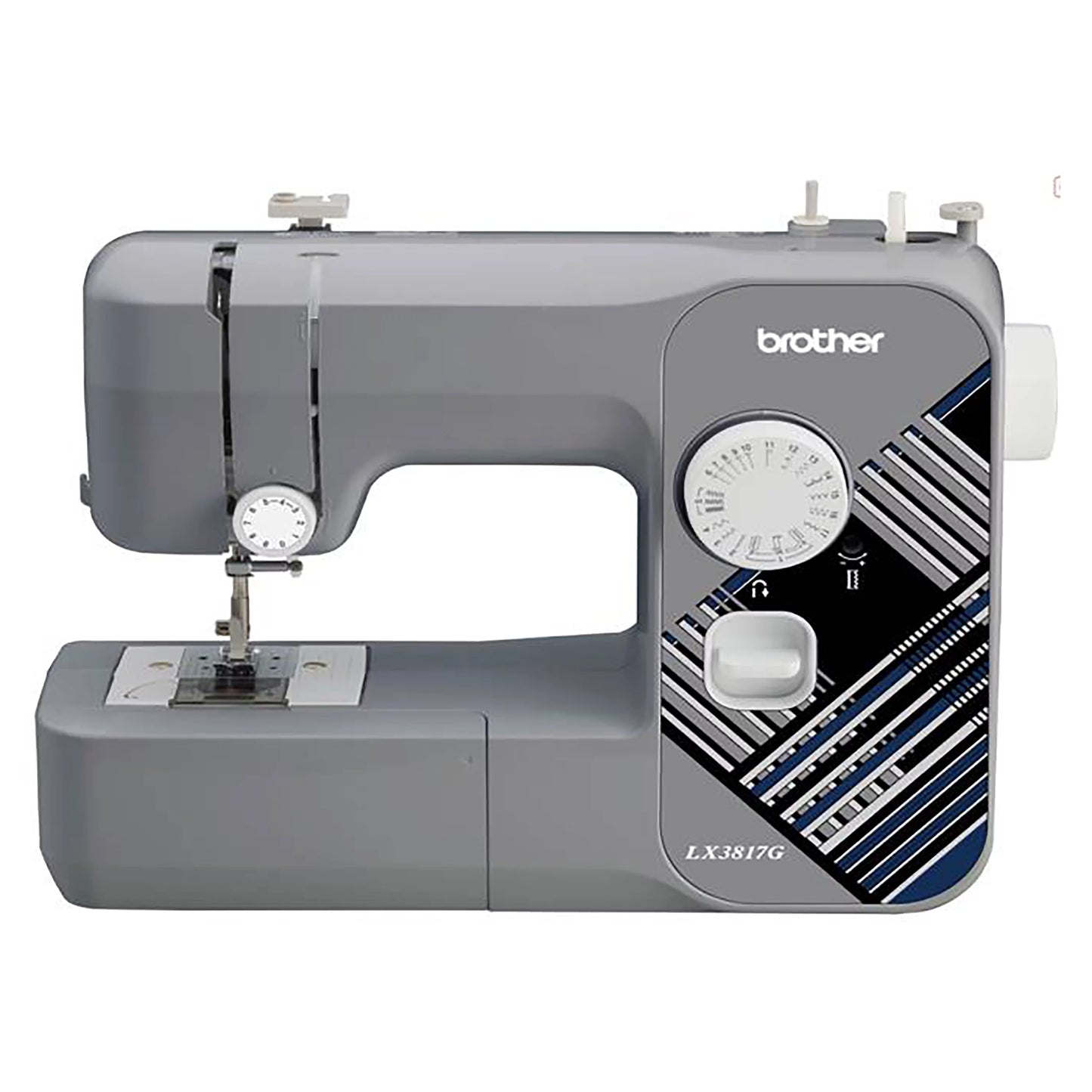 Brother LX3817 17-Stitch Portable Full-Size Sewing Machine, White