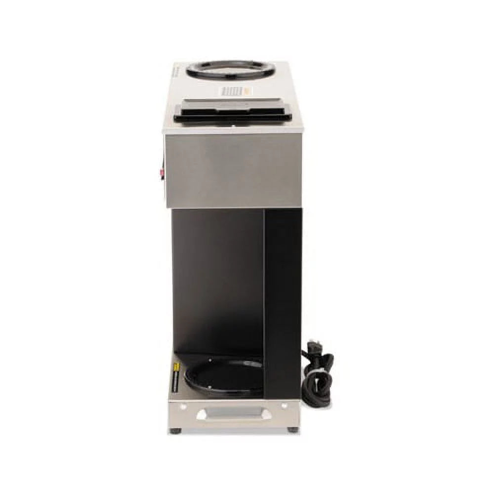 Bunn-O-Matic Corporation BUNVPS 3-Warmer Brewer- 23in.x8in.x19-.87in.- Stainless Steel-Black