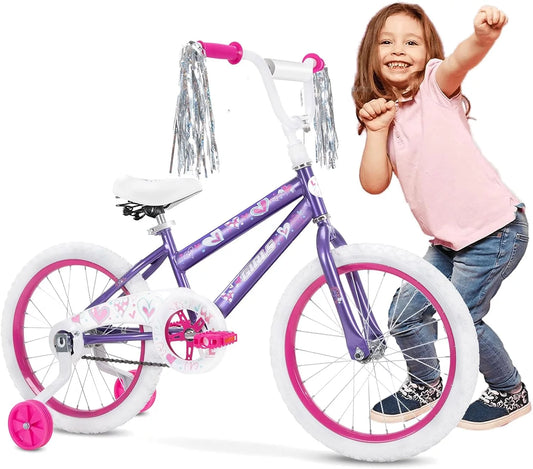 SUGIFT Kids Bike 18 inch Bicycle for Girls Ages 6-12 Years Child