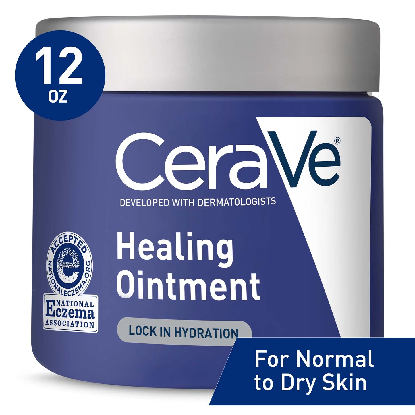 CeraVe Healing Ointment with Petrolatum for All Skin Types, 12 oz