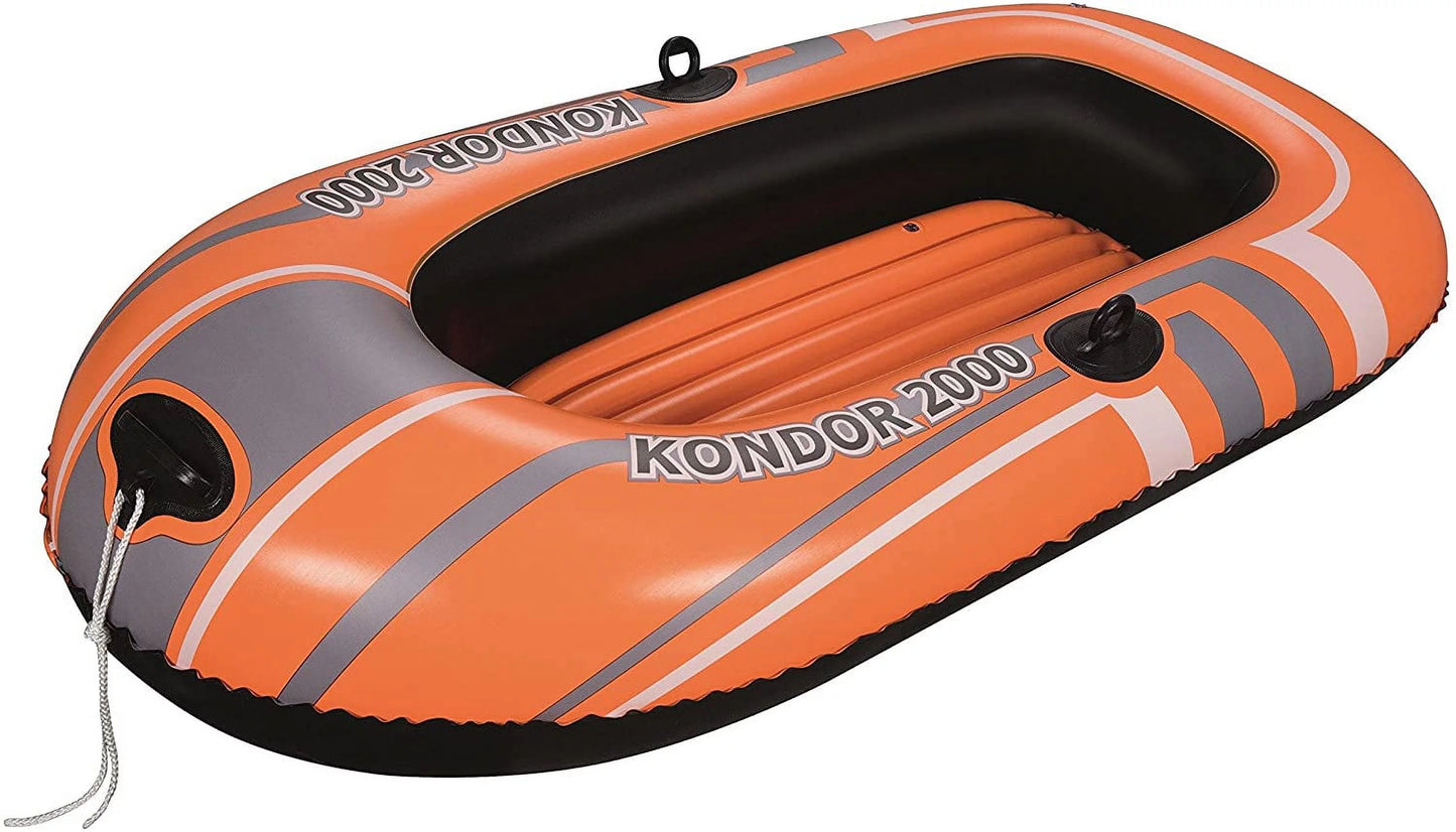 Bestway H2O GO! 6ft.5in X 45in Kondor 2000 Inflatable Orange Boat