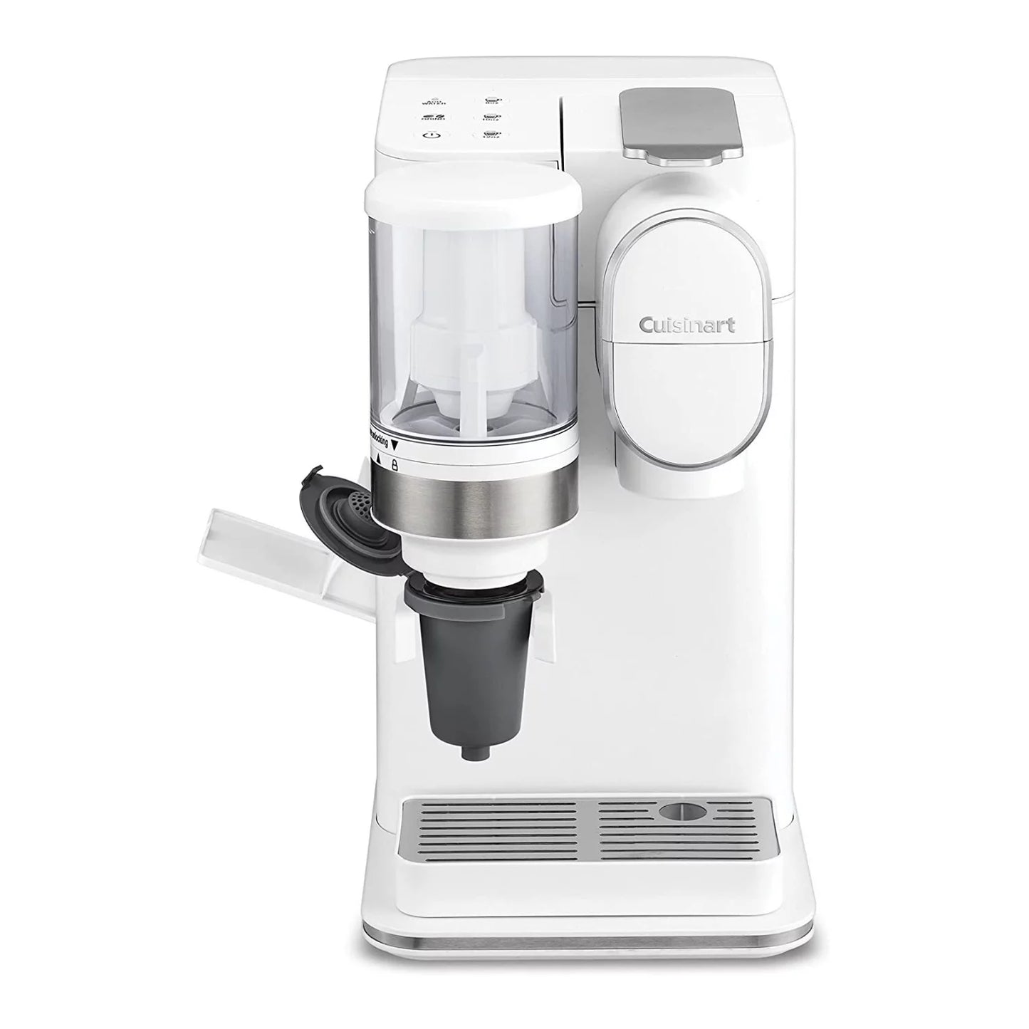 Cuisinart Conical Burr Grind and Brew Single-Serve Coffeemaker (White)