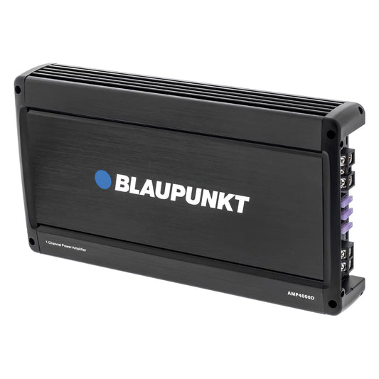 Blaupunkt AMP4000D 4,000-Watt-Max Monoblock Class D Amp with Bass Remote