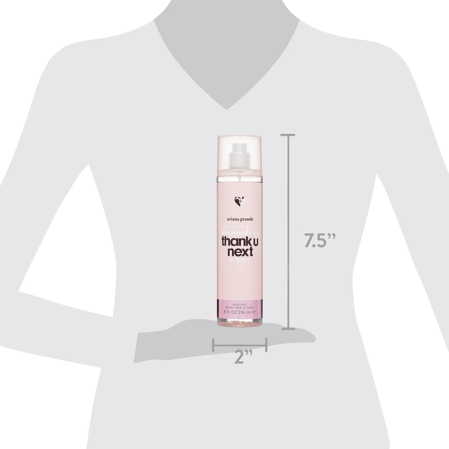 Ariana Grande Thank U Next Body Mist for Women, 8 oz