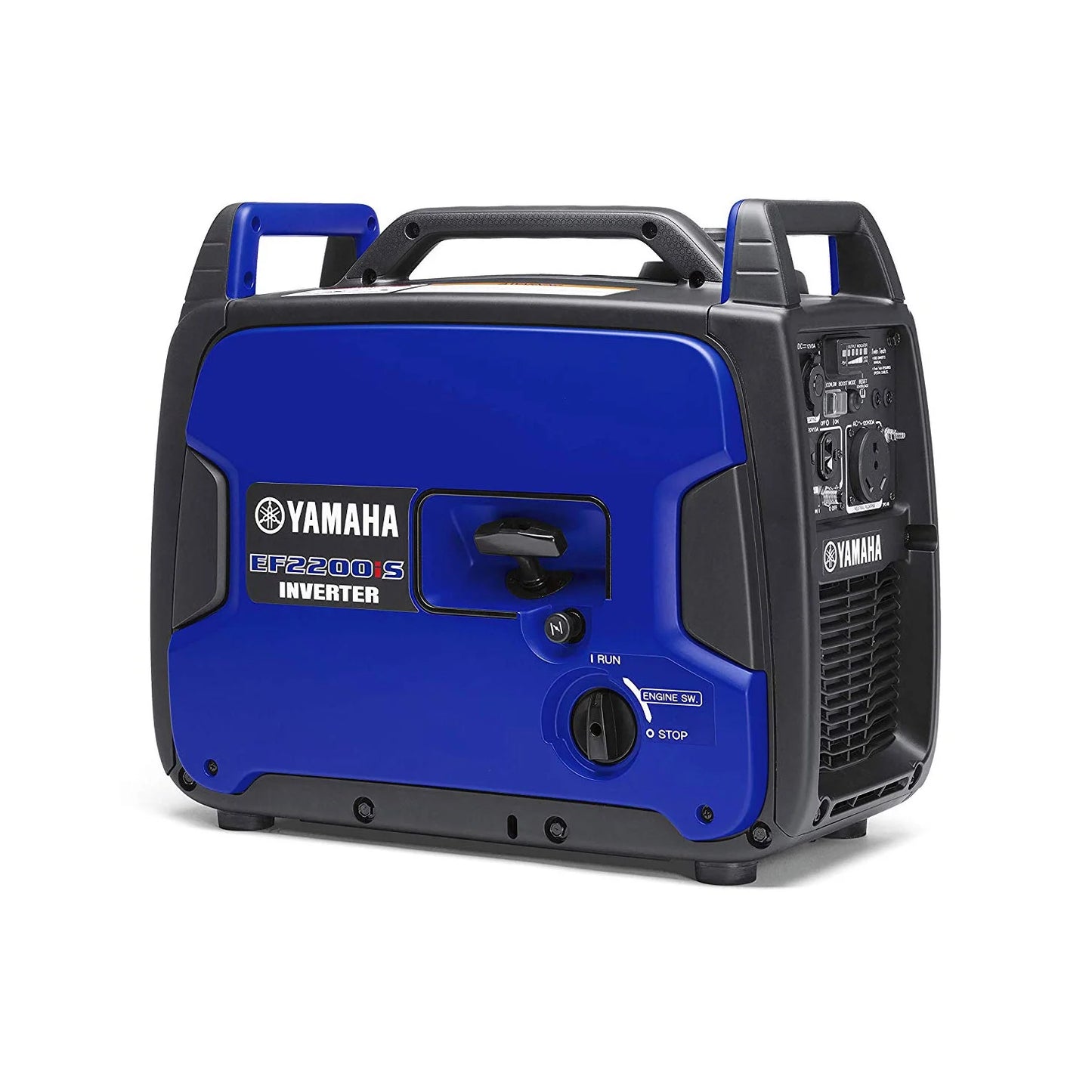 Yamaha EF2200iS 2200 Watt 120-Volt Portable Super Quiet Inverter Generator, Blue