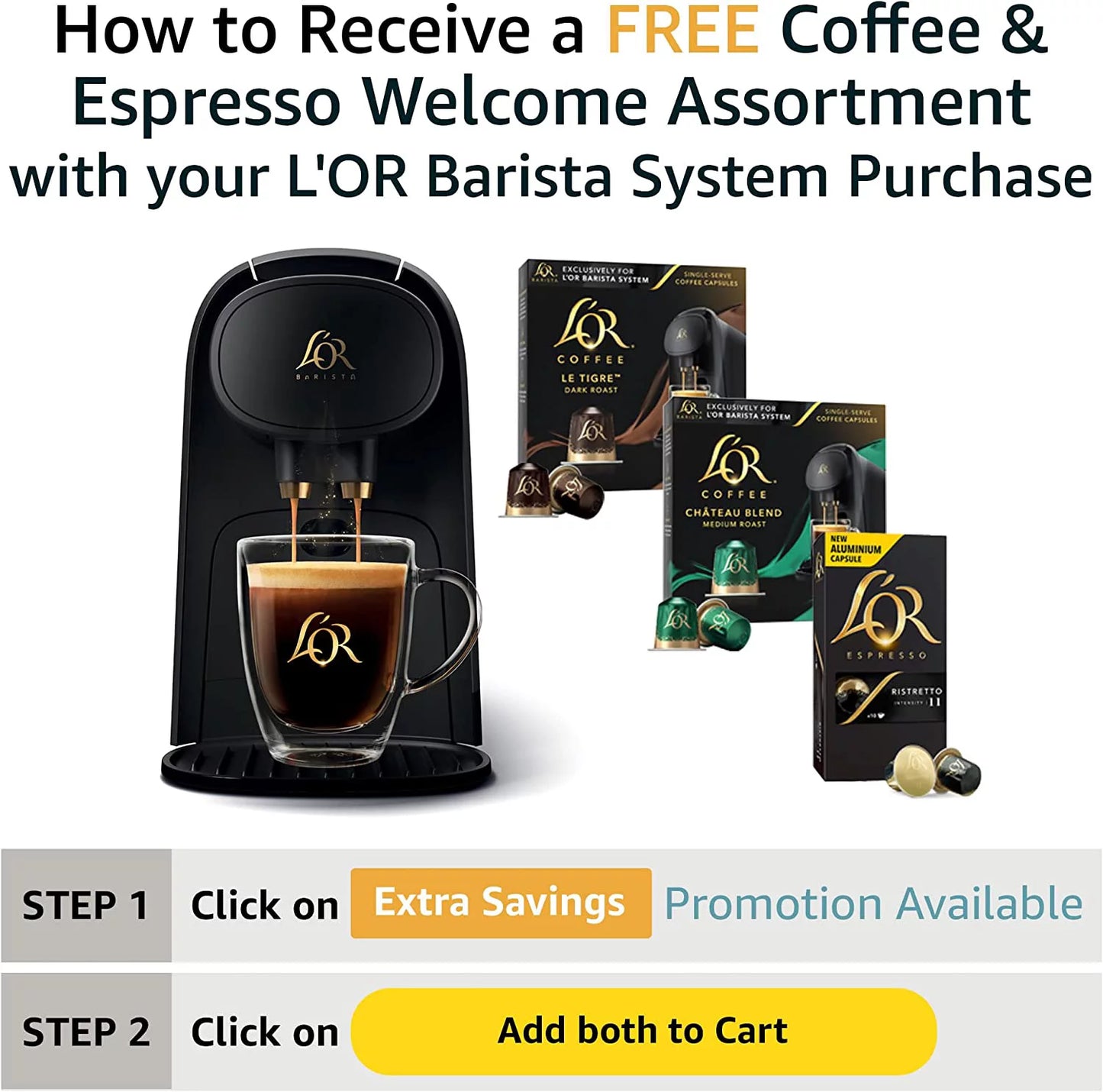 durable The LOR Barista System Coffee and Espresso Machine Combo by   Black