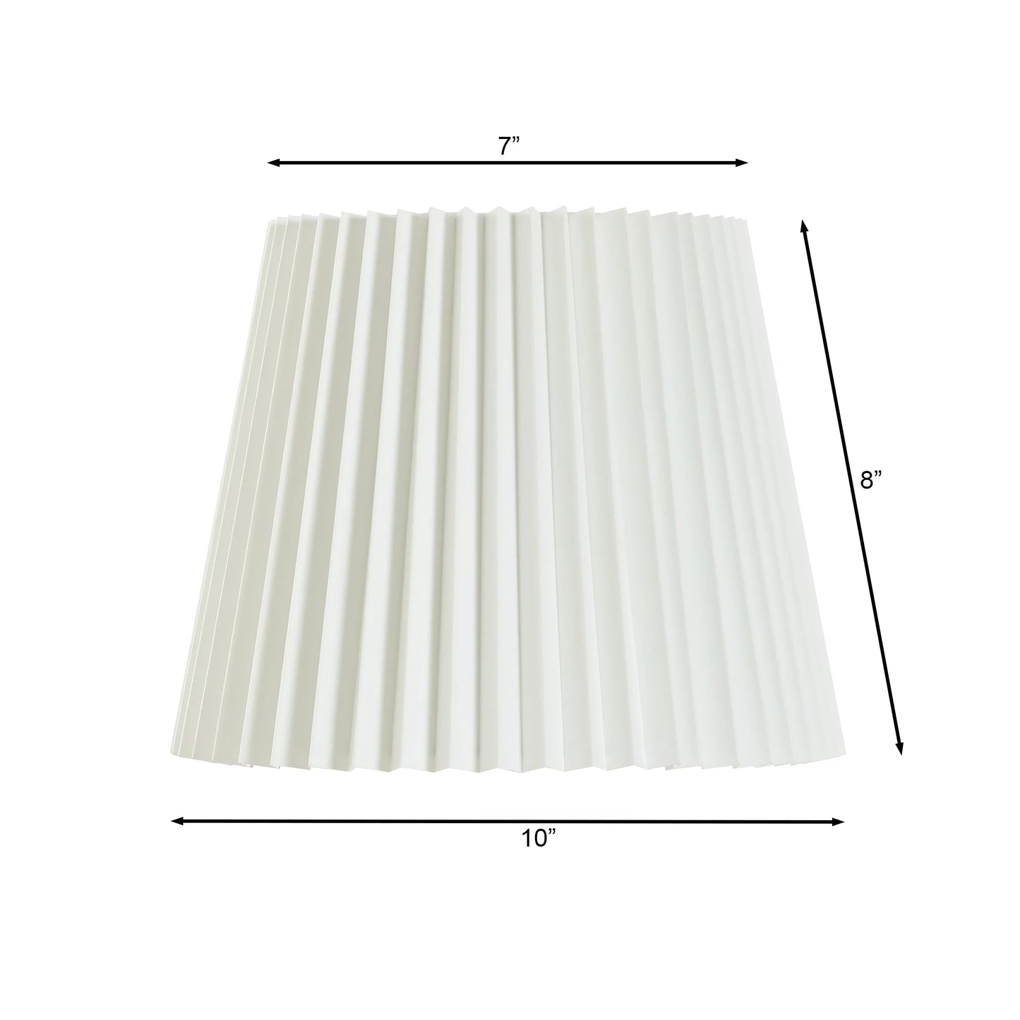 Better Homes &#038; Gardens White Knife Pleat Accent Lamp Shade