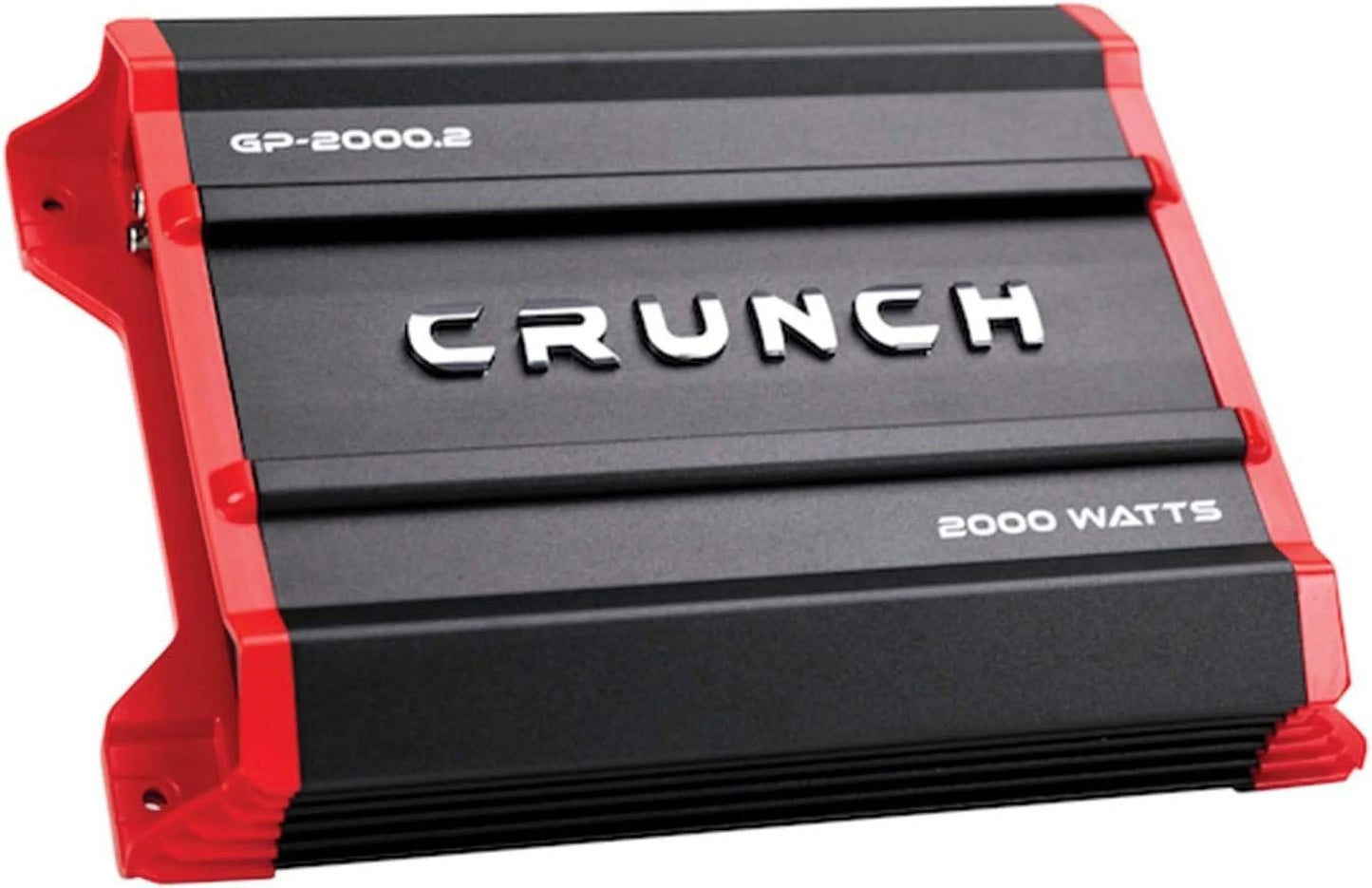 Crunch 2000W Adjustable 12dB Ground Pounder Car Amplifier, GP-2000.2, Black