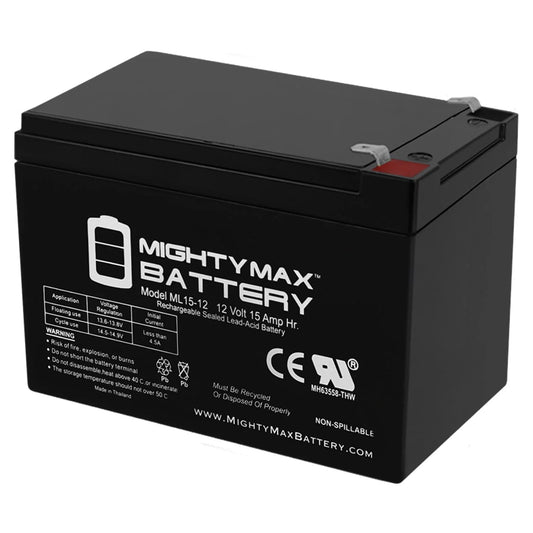 12V 15AH F2 Replacement Battery for Optima Digital 1200