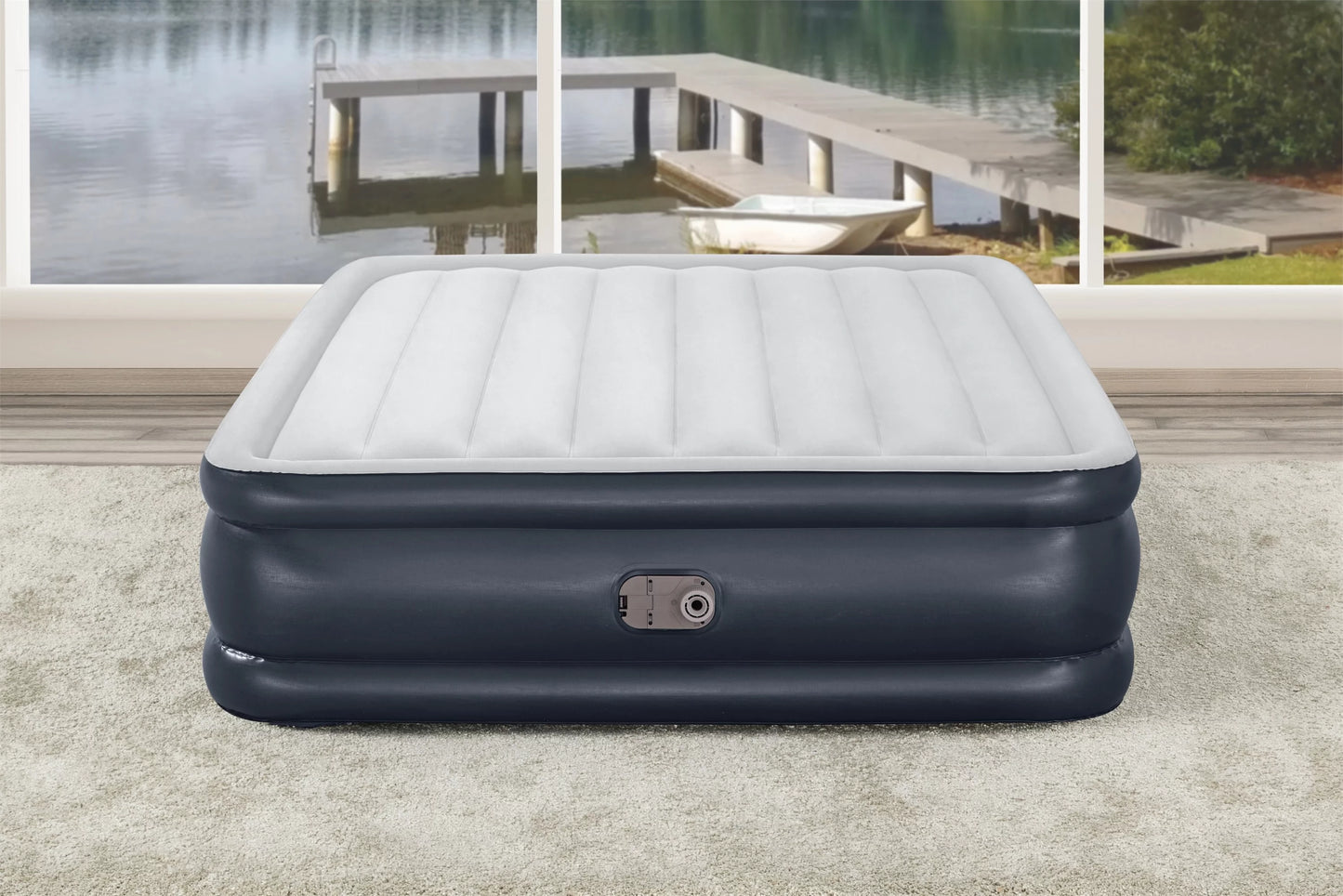 Bestway 18&#8243; Tritech Air Mattress Queen with Built-in Pump