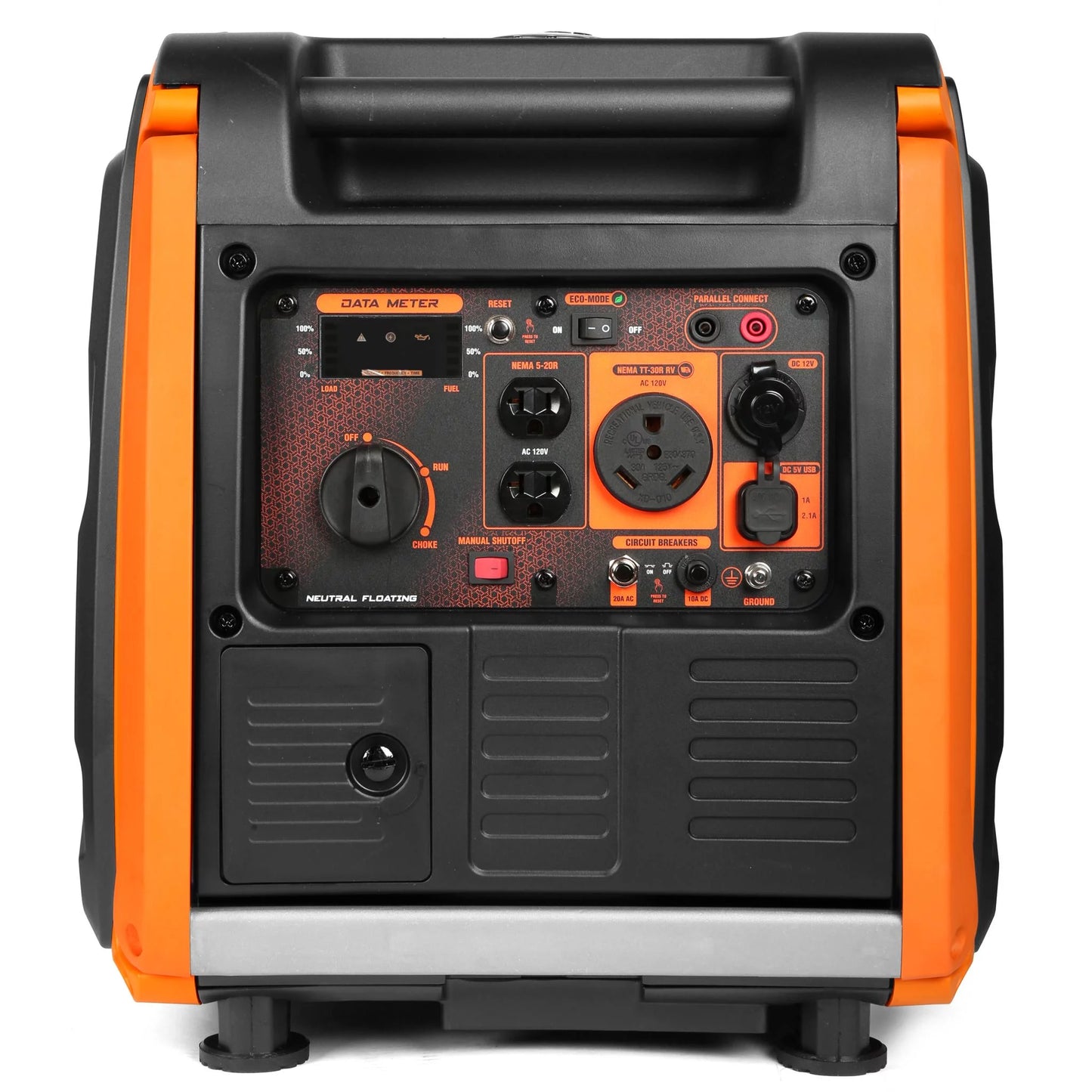 WEN Super Quiet 4500-Watt RV-Ready Portable Inverter Generator with Fuel Shut-Off