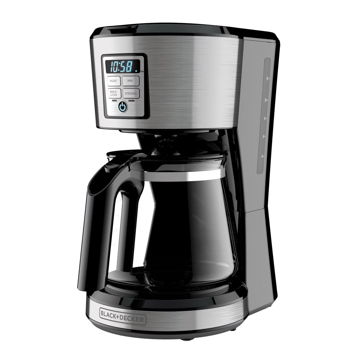 Black &#038; Decker 12 Cup Stainless Coffee Maker with Vortex Technology