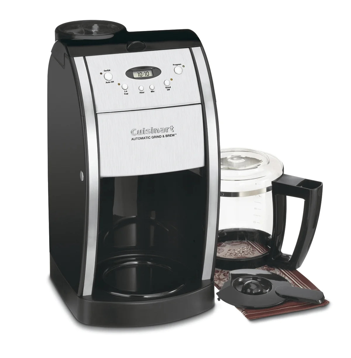 Cuisinart Grind &#038; Brew 12 Cup Automatic Coffeemaker, Silver