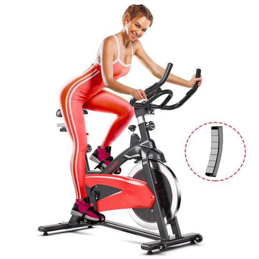 Superfit Magnetic Exercise Bike Fitness Cycling Bike W/35Lbs Flywheel Home Gym