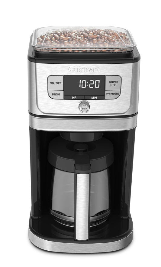 Cuisinart Grind &#038; Brew 12 Cup Coffeemaker, Silver and Black